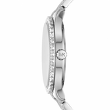 Michael Kors Layton Chronograph Mother of Pearl Blue Dial Silver Steel Strap Watch For Women - MK6847 Buy Now By Michael Kors