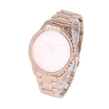 Michael Kors Layton Three Hand Pink Dial Rose Gold Steel Strap Watch For Women - MK6848 Buy Now By Michael Kors
