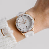Michael Kors Runway Quartz White Dial White Rubber Strap Watch For Women - MK6853 Buy Now By Michael Kors