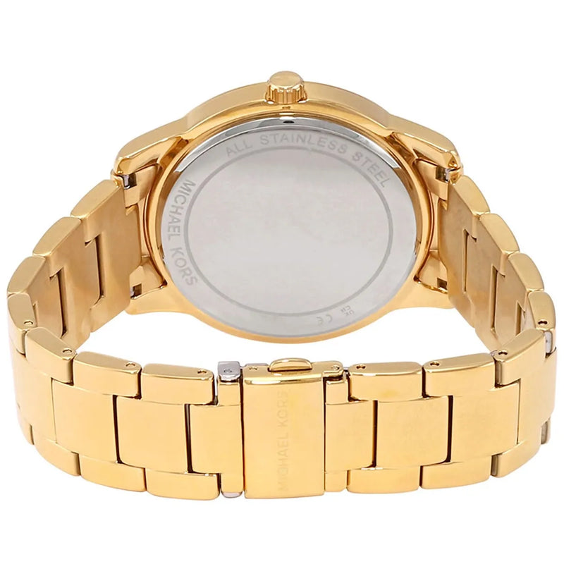 Michael Kors Tibby Three Hand Gold Dial Gold Steel Strap Watch For Women - MK6879 Buy Now By Michael Kors