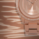 Michael Kors Tibby Quartz Rose Gold Dial Rose Gold Steel Strap Watch For Women - MK6880 Buy Now By Michael Kors