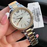 Michael Kors Layton Quartz Silver Dial Two Tone Steel Strap Watch For Women - MK6899 Buy Now By Michael Kors