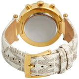 Michael Kors Parker Chronograph White Dial White Leather Strap Watch For Women - MK6916 Buy Now By Michael Kors
