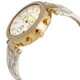 Michael Kors Parker Chronograph White Dial White Leather Strap Watch For Women - MK6916 Buy Now By Michael Kors