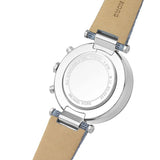 Michael Kors Parker Silver Dial Blue Leather Strap Watch For Women - MK6936 Buy Now By Michael Kors