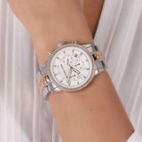 Michael Kors Ritz Chronograph Silver Dial Two Tone Steel Strap Watch For Women - MK6938 Buy Now By Michael Kors