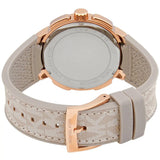 Michael Kors Sidney Chronograph White Dial Beige Leather Strap Watch For Women - MK6949 Buy Now By Michael Kors