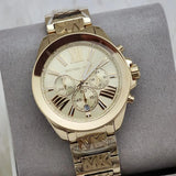 Michael Kors Wren Chronograph Gold Dial Gold Steel Strap Watch for Women - MK6952 Buy Now By Michael Kors