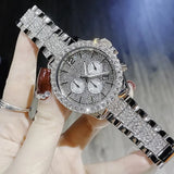 Michael Kors Layton Chronograph Silver Dial Silver Steel Strap Watch For Women - MK6976 Buy Now By Michael Kors