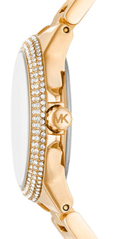 Michael Kors Camille Multifunction Green Dial Gold Steel Strap Watch For Women - MK6981 Buy Now By Michael Kors