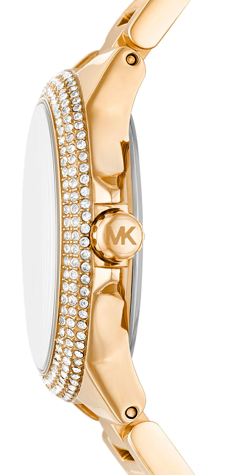 Michael Kors Camille Multifunction Green Dial Gold Steel Strap Watch For Women - MK6981 Buy Now By Michael Kors