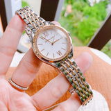 Michael Kors Mindy Three Hand White Dial Two Tone Steel Strap Watch For Women - MK7077 Buy Now By Michael Kors