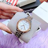 Michael Kors Mindy Three Hand White Dial Two Tone Steel Strap Watch For Women - MK7077 Buy Now By Michael Kors