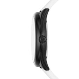 Michael Kors Janelle Three Hand Black Dial White Rubber Strap Watch For Women - MK7137 Buy Now By Michael Kors