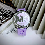 Michael Kors Janelle Three Hand Purple Dial Purple Rubber Strap Watch For Women - MK7143 Buy Now By Michael Kors