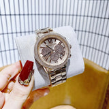 Michael Kors Bryn Chronograph Rose Gold Dial Rose Gold Steel Strap Watch For Women - MK7200 Buy Now By Michael Kors
