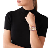 Michael Kors Everest Chronograph Rose Gold Dial Rose Gold Steel Strap Watch For Women - MK7211 Buy Now By Michael Kors