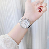 Michael Kors Parker Chronograph White Dial White Leather Strap Watch For Women - MK7226 Buy Now By Michael Kors