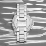Michael Kors Everest Chronograph Blue Dial Silver Steel Strap Watch For Women - MK7237 Buy Now By Michael Kors