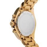 Michael Kors Bradshaw Chronograph Green Dial Gold Steel Strap Watch For Women - MK7257 Buy Now By Michael Kors