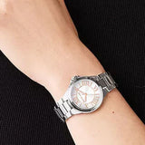 Michael Kors Camille Three Hand Silver Dial Silver Steel Strap Watch For Women - MK7259 Buy Now By Michael Kors
