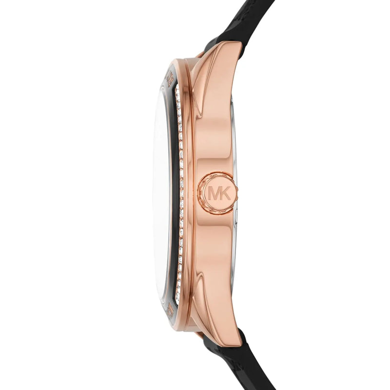 Michael Kors Jessa Quartz Black Dial Black Silicone Strap Watch For Women - MK7266 Buy Now By Michael Kors