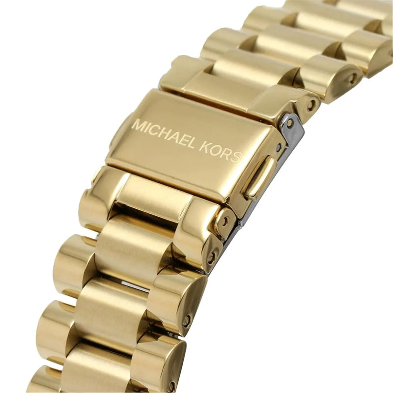 Michael Kors Lexington Chronograph Brown Dial Gold Steel Strap Watch For Women - MK7276 Buy Now By Michael Kors