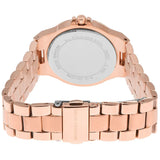 Michael Kors Lennox Three Hand Silver Dial Rose Gold Steel Strap Watch For Women - MK7279 Buy Now By Michael Kors