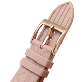 Michael Kors Mini Lennox Three-Hand Rose Gold Dial Pink Silicone Strap Watch For Women - MK7282 Buy Now By Michael Kors