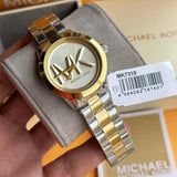 Michael Kors Analog Silver Dial Two Tone Steel Strap Watch For Women - MK7319 Buy Now By Michael Kors