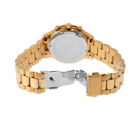 Michael Kors Runway Chronograph Gold Dial Gold Steel Strap Watch For Women - MK7326 Buy Now By Michael Kors