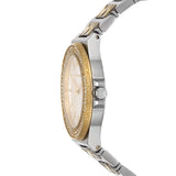 Michael Kors Lennox Three Hand Silver Dial Two Tone Steel Strap Watch For Women - MK7338 Buy Now By Michael Kors