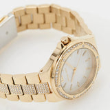 Michael Kors Lenox Three Hand Silver Dial Gold Steel Strap Watch For Women - MK7361 Buy Now By Michael Kors