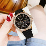 Michael Kors Mini Pilot Black Dial Black Silicone Strap Watch For Women - MK7373 Buy Now By Michael Kors