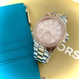 Michael Kors Everest Three Hand Rose Gold Dial Two Tone Steel Strap Watch For Women - MK7402 Buy Now By Michael Kors