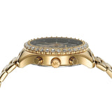 Michael Kors Berkley Chronograph Black Dial Gold Steel Strap Watch For Women - MK7414 Buy Now By Michael Kors