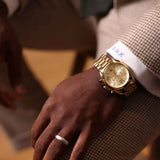 Michael Kors Lexington Gold Dial Gold Steel Strap Watch for Men - MK8281 Buy Now By Michael Kors
