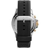 Michael Kors Dylan Chronograph Black Dial Black Rubber Strap Watch For Men - MK8903 Buy Now By Michael Kors