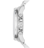 Michael Kors Brecken Chronograph Blue Dial Two Tone Steel Strap Watch For Men - MK8437