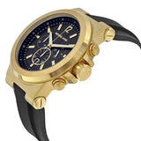 Michael Kors Dylan Chronograph Black Dial Black Rubber Strap Watch for Men - MK8445 Buy Now By Michael Kors