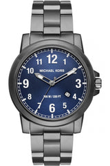 Michael Kors Paxton Analog Blue Dial Grey Steel Strap Watch For Men - MK8499 Buy Now By Michael Kors
