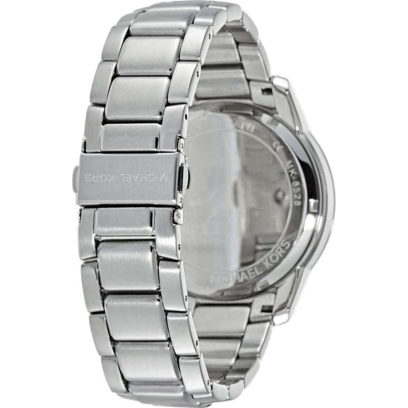 Michael Kors Ryker Chronograph Black Dial Silver Steel Strap Watch For Men - MK8528 Buy Now By Michael Kors