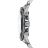 Michael Kors Bayville Chronograph Blue Dial Grey Steel Strap Watch For Men - MK8727 Buy Now By Michael Kors
