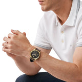 Michael Kors Brecken Chronograph Black Dial Brown Leather Strap Watch For Men - MK8849 Buy Now By Michael Kors