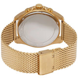 Michael Kors Brecken Chronograph Black Dial Gold Mesh Strap Watch For Men - MK8867 Buy Now By Michael Kors