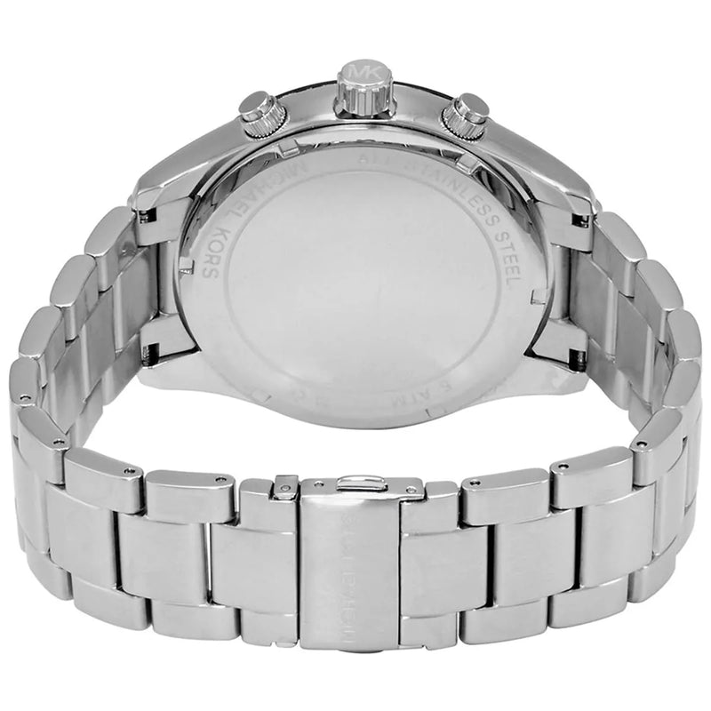 Michael Kors Layton Chronograph Green Dial Silver Steel Strap Watch For Men - MK8912 Buy Now By Michael Kors