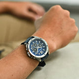 Michael Kors Brecken Chronograph Blue Dial Blue Rubber Strap Watch For Men - MK8923 Buy Now By Michael Kors