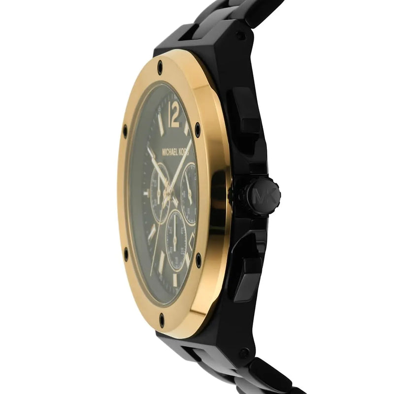 Michael Kors Lennox Chronograph Black Dial Black Steel Strap Watch For Men - MK8941 Buy Now By Michael Kors