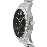 Michael Kors Lexington Quartz Black Dial Silver Steel Strap Watch For Women - MK8946 Buy Now By Michael Kors