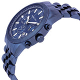 Michael Kors Hutton Chronograph Blue Dial Blue Steel Strap Watch For Men - MK9088 Buy Now By Michael Kors